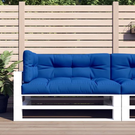 vidaXL Cojines para palets 3 unidades tela azul royal