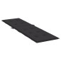vidaXL Cojín para tumbona negro (75+105)x50x3 cm vidaXL Cojín para tumbona negro (75+105)x50x3 cm