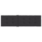 vidaXL Cojín para tumbona negro (75+105)x50x3 cm vidaXL Cojín para tumbona negro (75+105)x50x3 cm