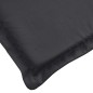 vidaXL Cojín para tumbona negro (75+105)x50x3 cm vidaXL Cojín para tumbona negro (75+105)x50x3 cm