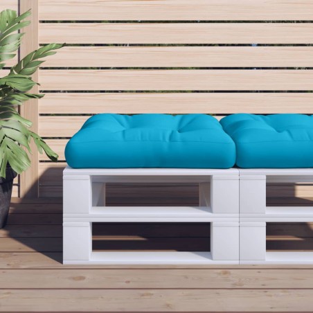 vidaXL Cojín para sofá de palets tela azul 58x58x10 cm