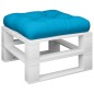 vidaXL Cojín para sofá de palets tela azul 58x58x10 cm vidaXL Cojín para sofá de palets tela azul 58x58x10 cm