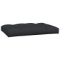 vidaXL Cojines para sofá de palets 5 unidades tela negro vidaXL Cojines para sofá de palets 5 unidades tela negro