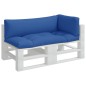 vidaXL Cojines para palets 3 unidades tela azul royal vidaXL Cojines para palets 3 unidades tela azul royal