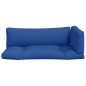 vidaXL Cojines para palets 3 unidades tela azul royal vidaXL Cojines para palets 3 unidades tela azul royal