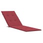 vidaXL Cojín para tumbona rojo tinto (75+105)x50x3 cm vidaXL Cojín para tumbona rojo tinto (75+105)x50x3 cm