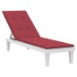vidaXL Cojín para tumbona rojo tinto (75+105)x50x3 cm vidaXL Cojín para tumbona rojo tinto (75+105)x50x3 cm