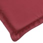 vidaXL Cojín para tumbona rojo tinto (75+105)x50x3 cm vidaXL Cojín para tumbona rojo tinto (75+105)x50x3 cm