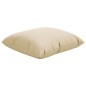 vidaXL Cojines decorativos 4 uds tela beige 50x50 cm