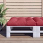 vidaXL Cojín para sofá de palets de tela rojo tinto 70x70x12 cm vidaXL Cojín para sofá de palets de tela rojo tinto 70x70x12 cm