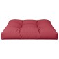 vidaXL Cojín para sofá de palets de tela rojo tinto 70x70x12 cm vidaXL Cojín para sofá de palets de tela rojo tinto 70x70x12 cm