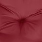 vidaXL Cojín para sofá de palets de tela rojo tinto 70x70x12 cm vidaXL Cojín para sofá de palets de tela rojo tinto 70x70x12 cm