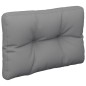 vidaXL Cojín para sofá de palets tela gris 50x40x12 cm vidaXL Cojín para sofá de palets tela gris 50x40x12 cm