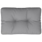 vidaXL Cojín para sofá de palets tela gris 50x40x12 cm vidaXL Cojín para sofá de palets tela gris 50x40x12 cm