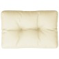 vidaXL Cojín para sofá de palets tela crema 60x40x12 cm vidaXL Cojín para sofá de palets tela crema 60x40x12 cm