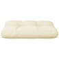 vidaXL Cojín para sofá de palets tela crema 60x40x12 cm vidaXL Cojín para sofá de palets tela crema 60x40x12 cm
