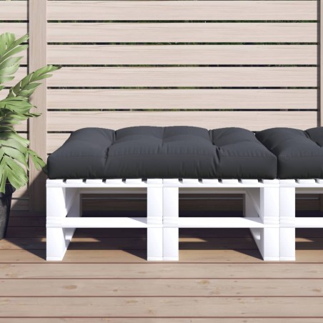 vidaXL Cojín para sofá de palets de tela antracita 120x80x12 cm