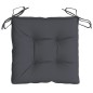 vidaXL Cojines sillas de jardín 6 uds tela Oxford antracita 50x50x7 cm vidaXL Cojines sillas de jardín 6 uds tela Oxford antracita 50x50x7 cm