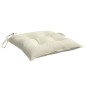 vidaXL Cojines de silla de jardín 2 uds tela Oxford crema 50x50x7 cm vidaXL Cojines de silla de jardín 2 uds tela Oxford crema 50x50x7 cm