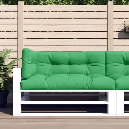 vidaXL Cojines para palets 3 unidades tela verde