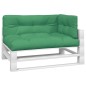 vidaXL Cojines para palets 3 unidades tela verde vidaXL Cojines para palets 3 unidades tela verde