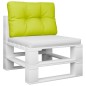 vidaXL Cojín para sofá de palets de tela verde claro 60x40x12 cm vidaXL Cojín para sofá de palets de tela verde claro 60x40x12 cm