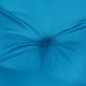 vidaXL Cojines de silla de jardín 2 uds tela Oxford azul 40x40x7 cm