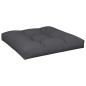 vidaXL Cojines para palets 2 unidades tela negro vidaXL Cojines para palets 2 unidades tela negro