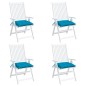 vidaXL Cojines de silla de jardín 4 uds tela Oxford azul 50x50x7 cm vidaXL Cojines de silla de jardín 4 uds tela Oxford azul 50x50x7 cm
