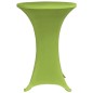 vidaXL Funda elástica para mesa 4 unidades 70 cm verde