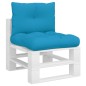 vidaXL Cojines para palets 2 unidades tela azul vidaXL Cojines para palets 2 unidades tela azul
