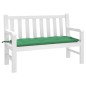 vidaXL Cojín de banco de jardín tela Oxford verde 120x50x7 cm vidaXL Cojín de banco de jardín tela Oxford verde 120x50x7 cm