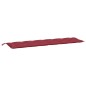 vidaXL Cojín de banco de jardín tela Oxford rojo tinto 200x50x7 cm vidaXL Cojín de banco de jardín tela Oxford rojo tinto 200x50x7 cm
