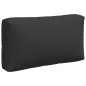 vidaXL Cojines para palets 3 piezas tela negro