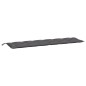 vidaXL Cojín de banco de jardín tela Oxford gris antracita 200x50x7 cm vidaXL Cojín de banco de jardín tela Oxford gris antracita 200x50x7 cm
