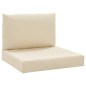 vidaXL Cojines para palets 2 unidades tela Oxford beige vidaXL Cojines para palets 2 unidades tela Oxford beige