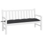 vidaXL Cojín de banco de jardín tela Oxford negro 150x50x7 cm vidaXL Cojín de banco de jardín tela Oxford negro 150x50x7 cm