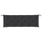 vidaXL Cojín de banco de jardín tela Oxford negro 150x50x7 cm vidaXL Cojín de banco de jardín tela Oxford negro 150x50x7 cm