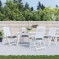 vidaXL Cojines de silla de jardín 4 uds tela gris 40x40x7 cm vidaXL Cojines de silla de jardín 4 uds tela gris 40x40x7 cm