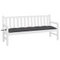 vidaXL Cojín de banco de jardín tela Oxford gris antracita 180x50x7 cm vidaXL Cojín de banco de jardín tela Oxford gris antracita 180x50x7 cm