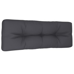 vidaXL Cojín para sofá de palets de tela gris antracita 120x40x12 cm