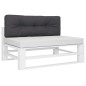 vidaXL Cojín para sofá de palets de tela gris antracita 120x40x12 cm vidaXL Cojín para sofá de palets de tela gris antracita 120x40x12 cm