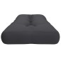 vidaXL Cojín para sofá de palets de tela gris antracita 120x40x12 cm vidaXL Cojín para sofá de palets de tela gris antracita 120x40x12 cm