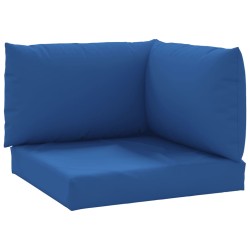 vidaXL Cojines para palets 3 unidades tela Oxford azul