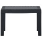vidaXL Set de muebles de jardín 3 piezas con cojines plástico gris vidaXL Set de muebles de jardín 3 piezas con cojines plástico gris