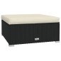 vidaXL Set de muebles de jardín 4 pzas y cojines ratán sintético negro vidaXL Set de muebles de jardín 4 pzas y cojines ratán sintético negro