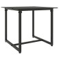 vidaXL Set sofás de exterior 3 pzas con cojines ratán sintético negro vidaXL Set sofás de exterior 3 pzas con cojines ratán sintético negro
