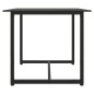 vidaXL Muebles de jardín con cojines 3 piezas ratán sintético negro vidaXL Muebles de jardín con cojines 3 piezas ratán sintético negro