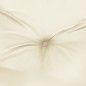vidaXL Cojín de banco de jardín tela Oxford blanco crema 110x50x7 cm vidaXL Cojín de banco de jardín tela Oxford blanco crema 110x50x7 cm