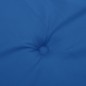 vidaXL Cojín silla de jardín respaldo alto 2 uds tela azul 120x50x3 cm vidaXL Cojín silla de jardín respaldo alto 2 uds tela azul 120x50x3 cm